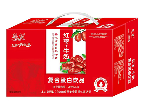 紅棗+牛奶復(fù)合蛋白飲品